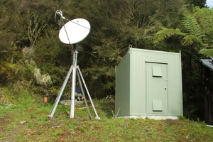 GeoNet's earthquake monitoring station at Omahuta, in the Far North.