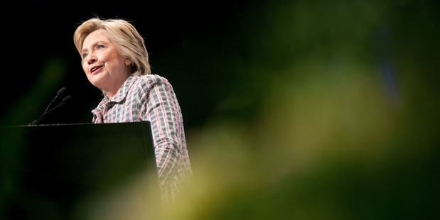 Democratic presidential candidate Hillary Clinton. Photo / AP