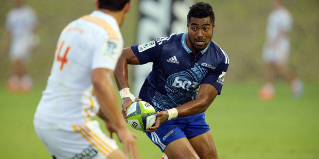 Blues fullback Lolagi Visinia will be a key player for Suburbs tomorrow. Photo / John Stone