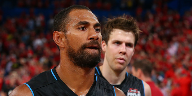 Mika Vukona during the NBL Grand Final. Photo / Getty Images
