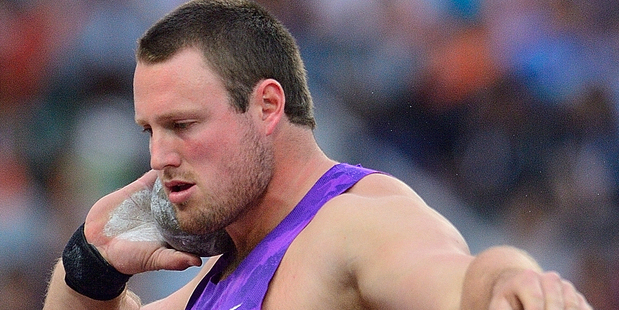 Tom Walsh during the IAAF Diamond League 2016 at Shanghai Stadium. Photo / Getty Images