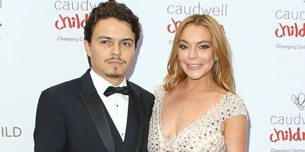 Lindsay Lohan and her partner Egor Tarabasov. Photo / Getty Images