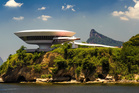 The Niteroi Contemporary Art Museum. The Niteroi Contemporary Art Museum.