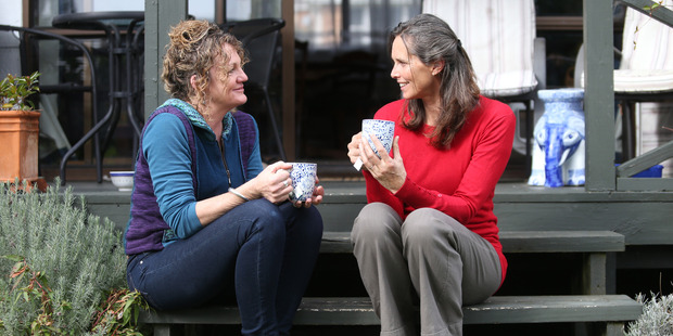 Toni McErlane from Restorative Relationships (right), with programme assistant Karen Waddicor, is running a free self empowerment course teaching alternatives to violence. Photo/John Borren