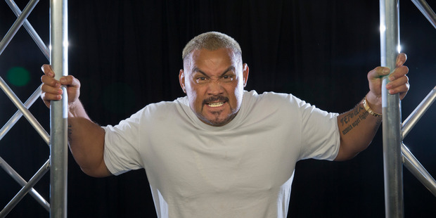 UFC Heavyweight fighter, Mark Hunt photographed in the Herald video studio on on Friday. 29 July 206. New Zealand Herald photograph by Nick Reed.