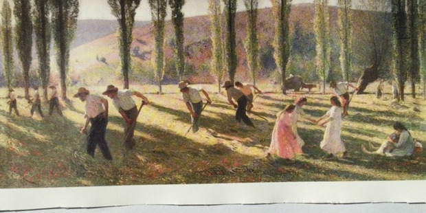 Henri Martin 1860-1943 (part of the triptyque des Saisons) Salle Henri Martin, Le Capitole, Toulouse