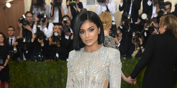 Kylie Jenner recently admitted that she felt she plumped up her pout a bit too much. Photo / AP