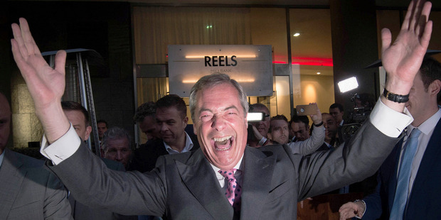 Nigel Farage. Photo / AP