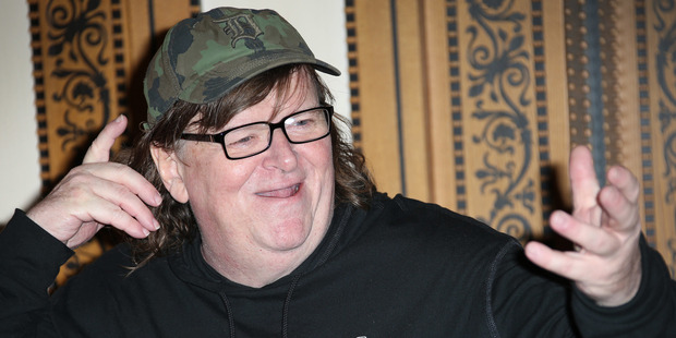 Director Michael Moore thinks Republican Donald Trump is going to win the upcoming presidential election. Photo / AP