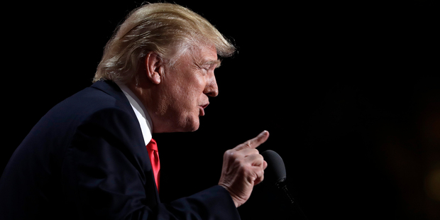 President, who me? Yes Donald Trump could definitely become the next US Commander-in-Chief if predictions are correct. Photo / AP