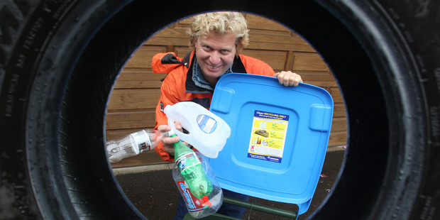 Marty Hoffart is calling for a rates-funded recycling service in Tauranga, with more options for plastic bottles. PHOTO/FILE