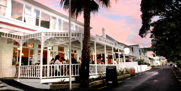 The historic Duke of Marlborough Hotel on Russell's waterfront. Photo / Supplied