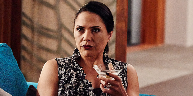 Miriama Smith in the television series Filthy Rich.