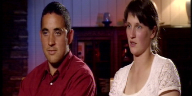 Rosanna Overcomer with Elijah Overcomer on TVNZ Sunday programme. Photo / TVNZ Supplied