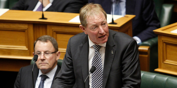 Environment Minister Nick Smith said hospitalisation rates for under-5s had dropped by 30 per cent since data collection started in 2006, to 23 per 100,000. Photo / Mark Mitchell