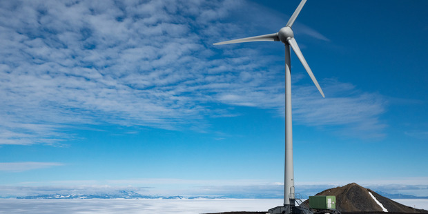 Antarctica New Zealand Trustpower wind turbines. The company says money spent applying for resource consents should be tax deductible.
