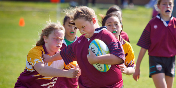 FUN TIME: Girls' rugby modules begin next Friday in Papamoa and will run for three weeks. PHOTO/FILE A_210815aw08BOP