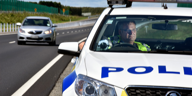 Western Bay road policing Sergeant Wayne Hunter monitoring traffic speeds. Photo/file