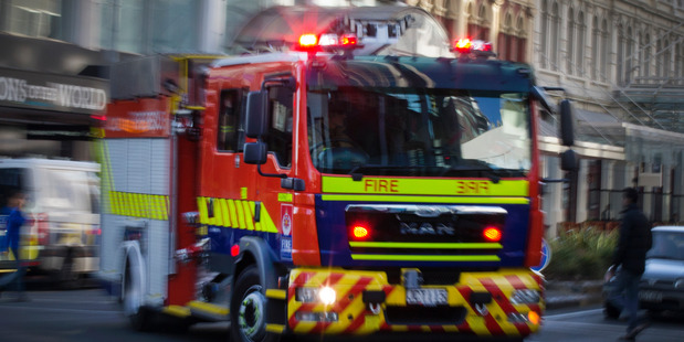 There has been a serious house fire near Christchurch this afternoon. Photo/Nick Reed