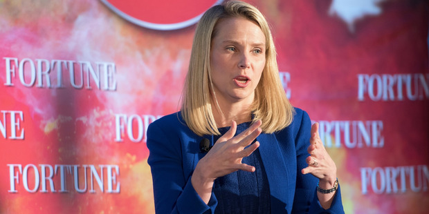 President and CEO of Yahoo Marissa Mayer originally rejected Tim Armstrong's offer to merge with AOL. Photo / Getty Images