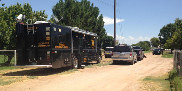 Homicide detectives are at the scene investigating. Photo / KPHO/KTVK