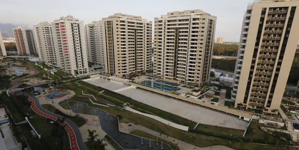 The Olympic Village stands ready in Rio de Janeiro. Photo / AP