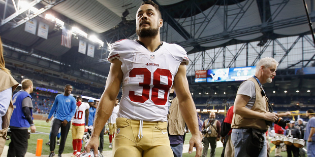 Jarryd Hayne had mixed experiences with the San Francisco 49ers. Photo / Getty