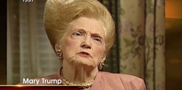 This image of Trump's late mother Mary has been circulating on Twitter. Photo / Twitter, Foxtel