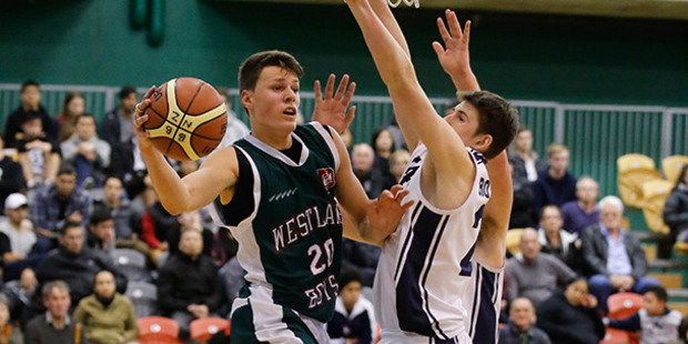 Yanni Wetzell playing for Westlake Boys. Photo / Supplied