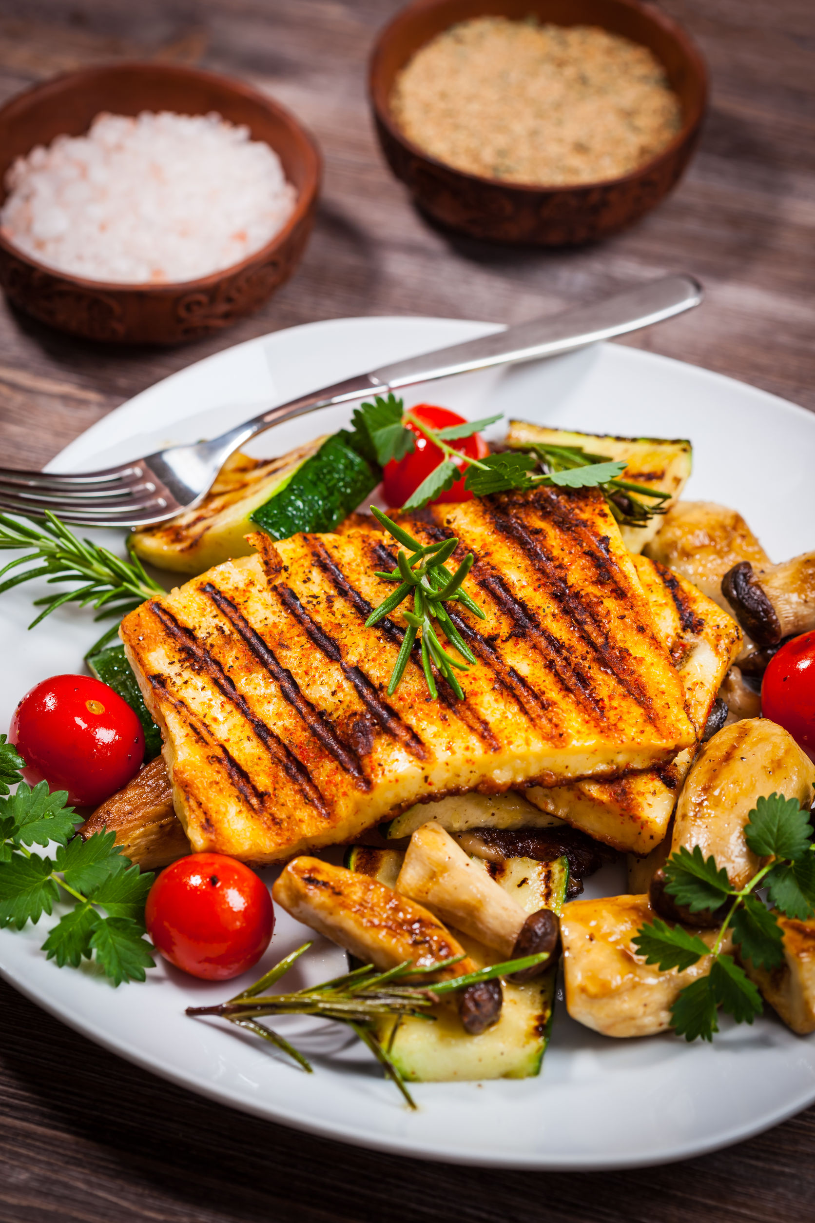 Grilled halloumi is a Cypriot speciality. Photo / 123RF