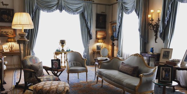 Find out which items feature in the Morning Room at Clarence House with our guide below. Photo / Twitter / Clarence House