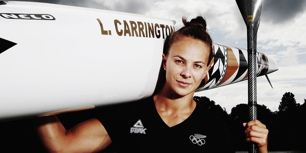 Lisa Carrington is the Kiwi favourite to bear New Zealand's flag at the 2016 Rio Olympics. Photo / Getty