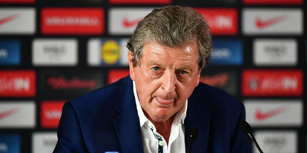 Roy Hodgson speaks during a press conference on June 28, 2016 in Chantilly, France. Photo / Getty Images
