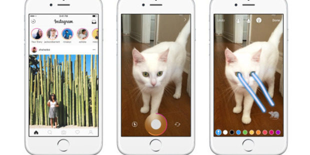 Instagram Stories is a near perfect clone of Snapchat stories. Photo / Instagram