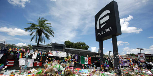 The tributes at Pulse nightclub in Orlando after a gunman killed 49 and wounded 53. Isis claims attacks like these are in retaliation for apparent wrongs committed against Islam. Photo / AP