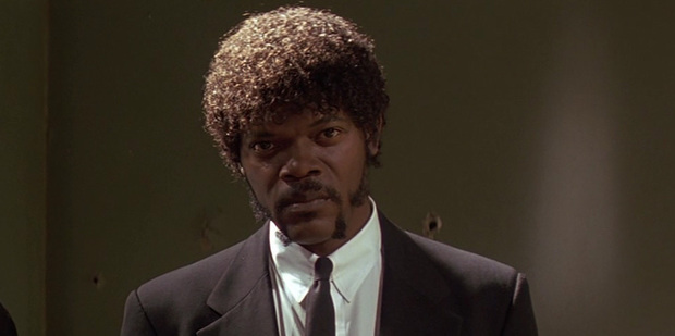 Samuel L. Jackson was meant to have an afro in Pulp Fiction.