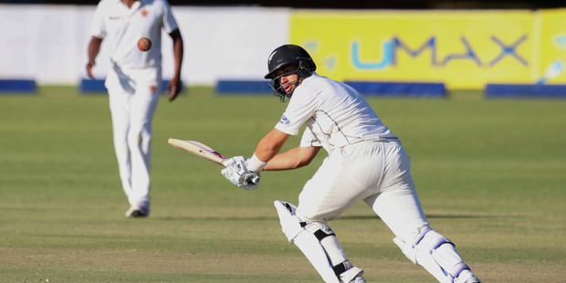 New Zealand's batsman Ross Taylor in Bulawayo. Photo / AFP