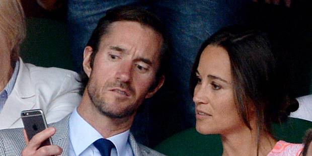 Pippa Middleton and James Matthews. Photo / AP