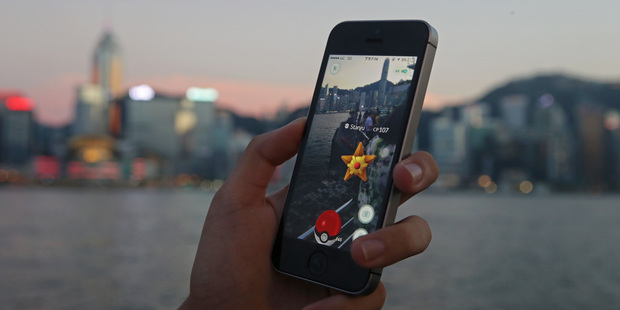 Pokemon Go is an app that allows you to catch digital creatures around the world. Photo / AP