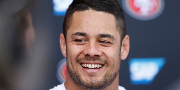 Jarryd Hayne during his time with the San Francisco 49ers. Photo / AP