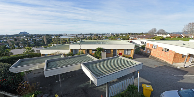 An example of the views from Tekoah Place that will eventually get swallowed up by the plan to redevelop Melrose Village off Waihi Rd