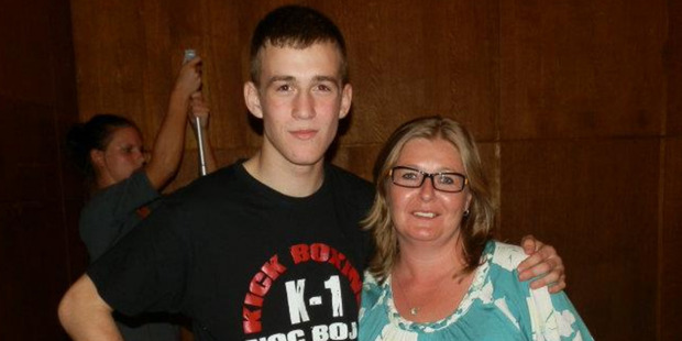 David Cerven with family friend Renata Marko. Photo / Supplied.