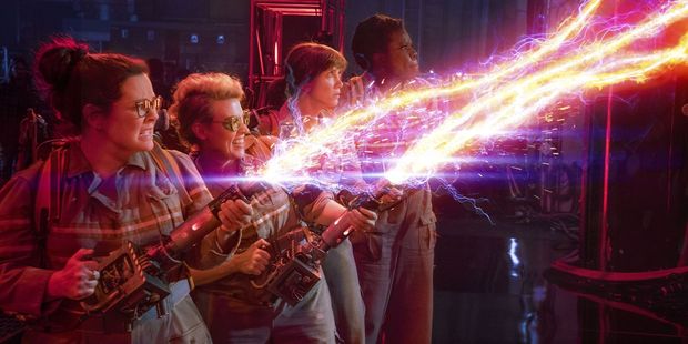 A scene from the recent Ghostbusters movie.