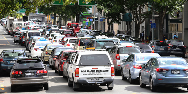 At current rates, around 800 cars are added to the road every week. Photo / Doug Sherring