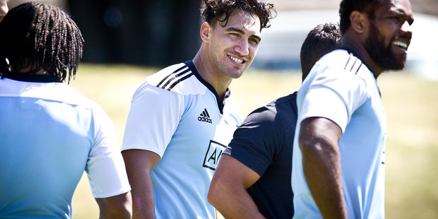 Teddy Stanaway training with the All Blacks Sevens at Blake Park last year. File photo/Andrew Warner