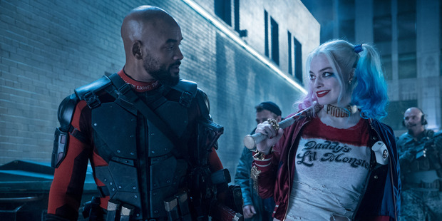 Will Smith and Margot Robbie star in the film, Suicide Squad.