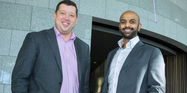 Left to right: Accenture's Justin Gray and Duane Fernandes.