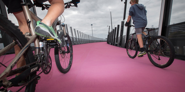 More cycleways are planned throughout central Auckland to cater for a growing number of cyclists. Photo: Nick Reed