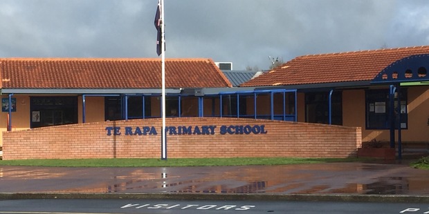 The boy walked to Te Rapa School after he was hit by a car. Photo / Belinda Feek