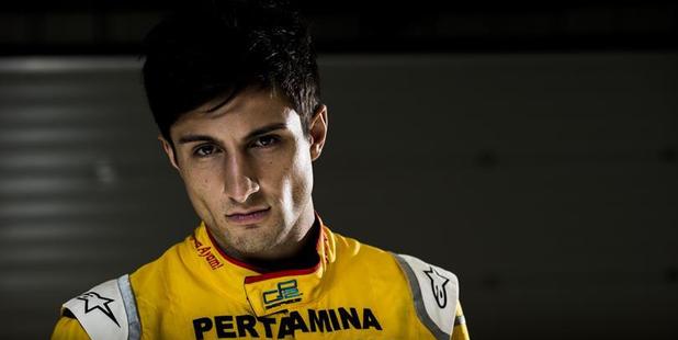 Mitch Evans poses for a portrait photo. Photo / GP2 Media